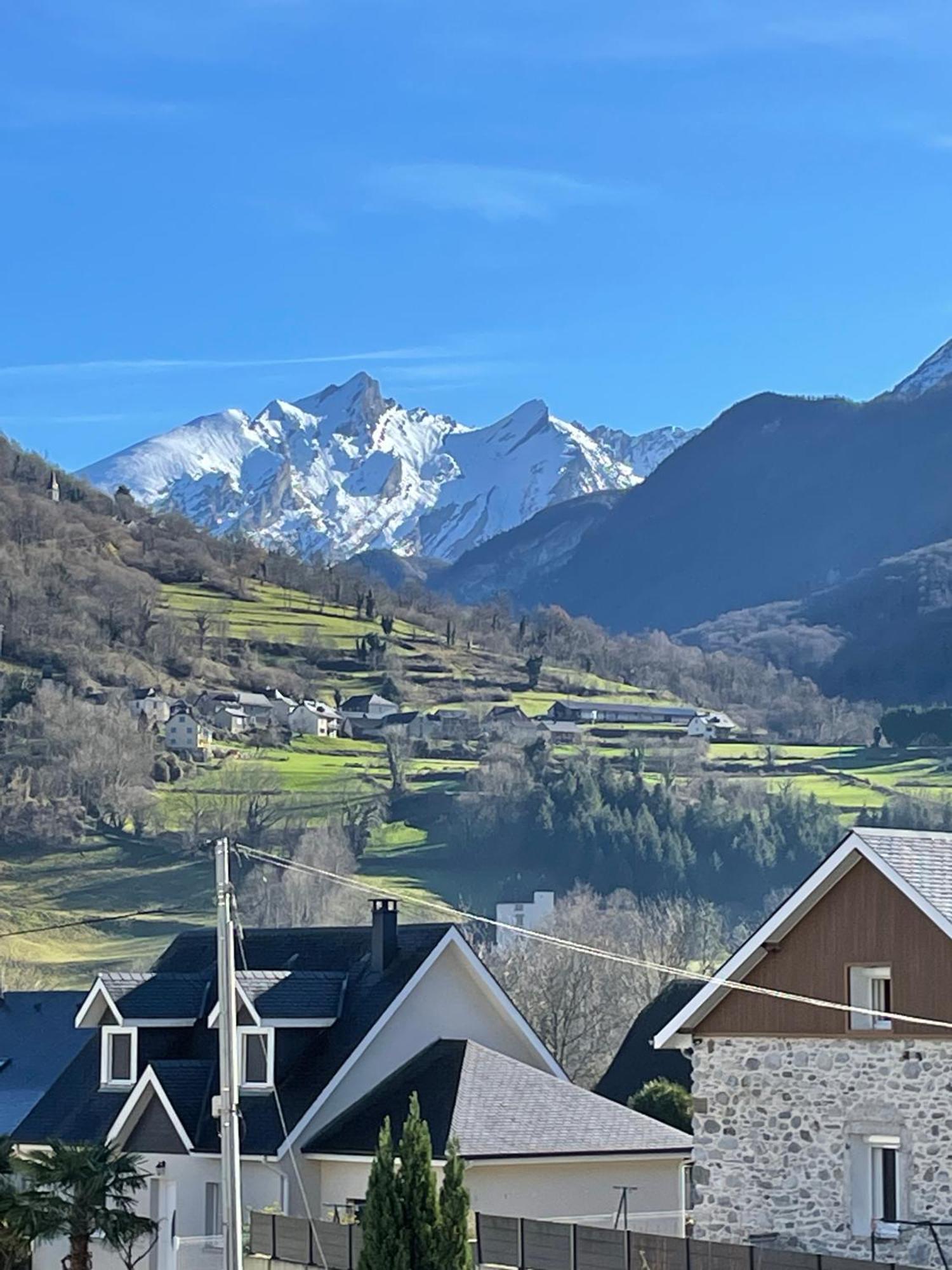 Appartement Cocoon Avec Jardin Et Vue Montagne Laruns Esterno foto