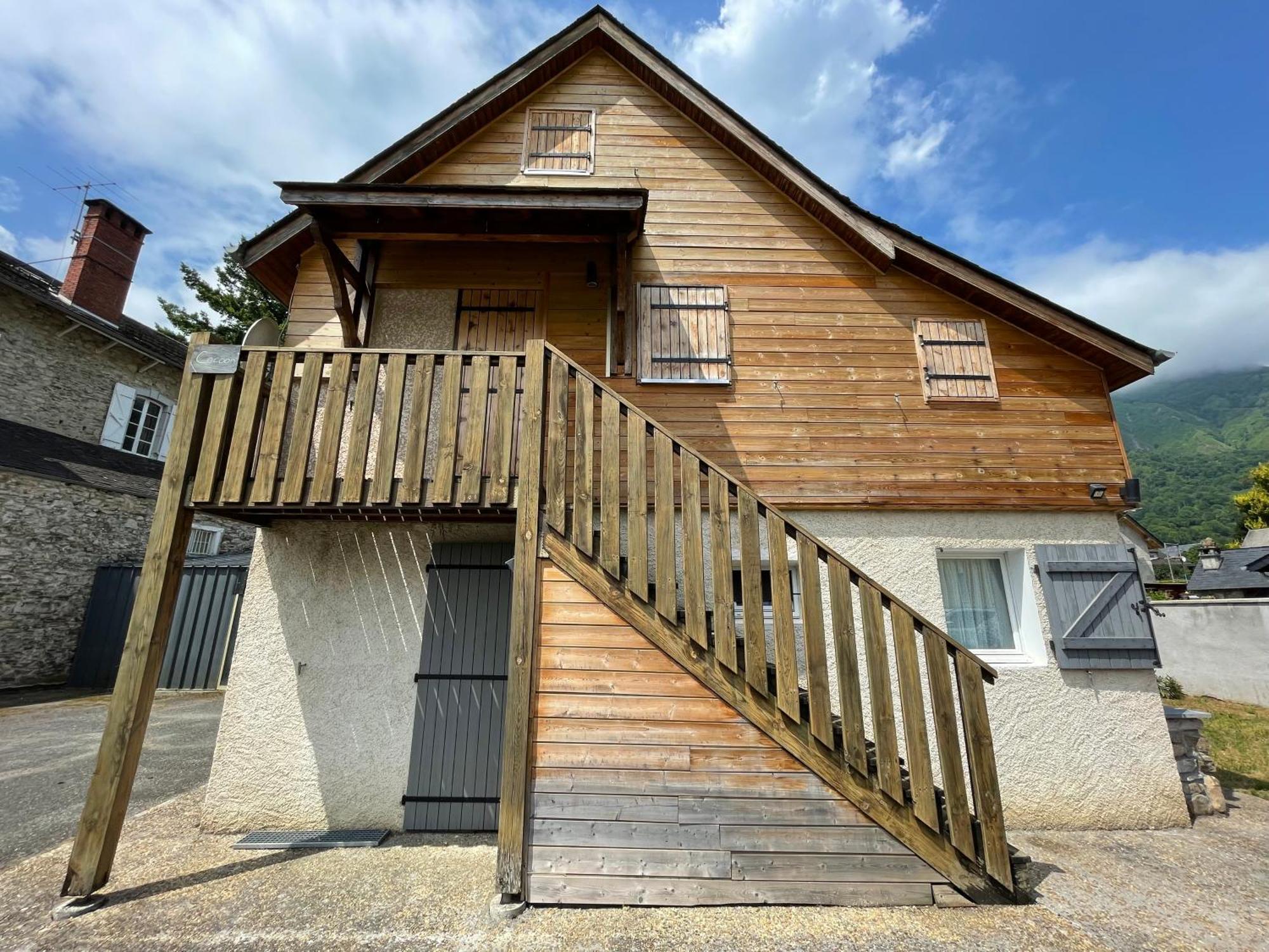 Appartement Cocoon Avec Jardin Et Vue Montagne Laruns Esterno foto